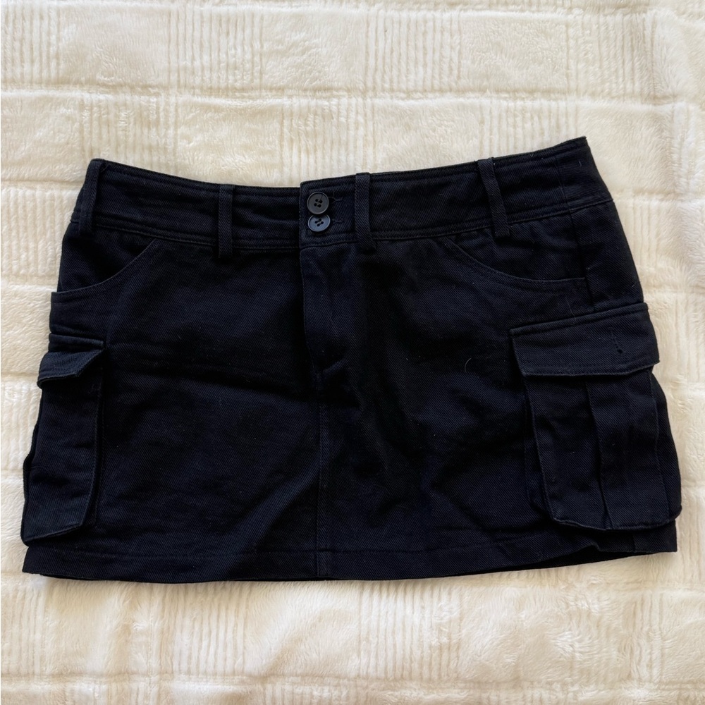Edikted Black Mini Skirt